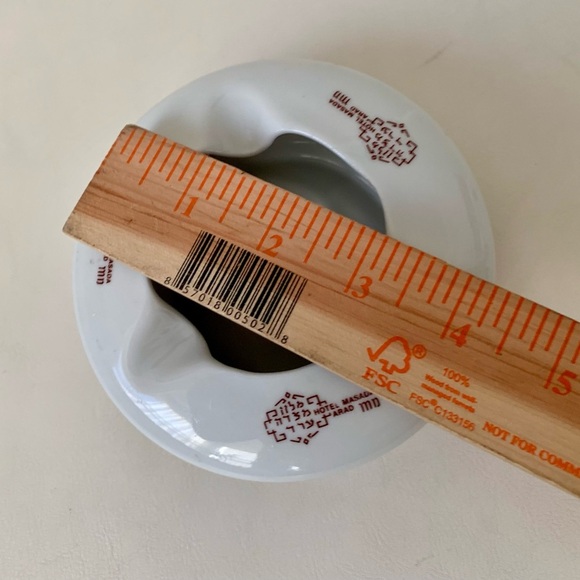 Vintage Naaman Hotel Masada Israel Porcelain Ashtray - Picture 5 of 13